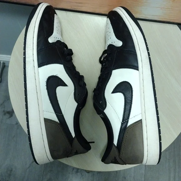 Mens Air Jordan 1 Low Mocha 9.5 - Picture 7 of 9